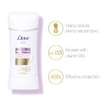 Dove Even Tone Antiperspirant Deodorant for Uneven Skin Tone Restoring Powder Sweat Block for All-Day Fresh Feeling 2.6 oz 3 Count - Image 5